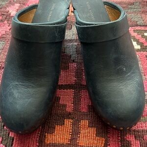 Isabel Marant Dark Leather Clogs